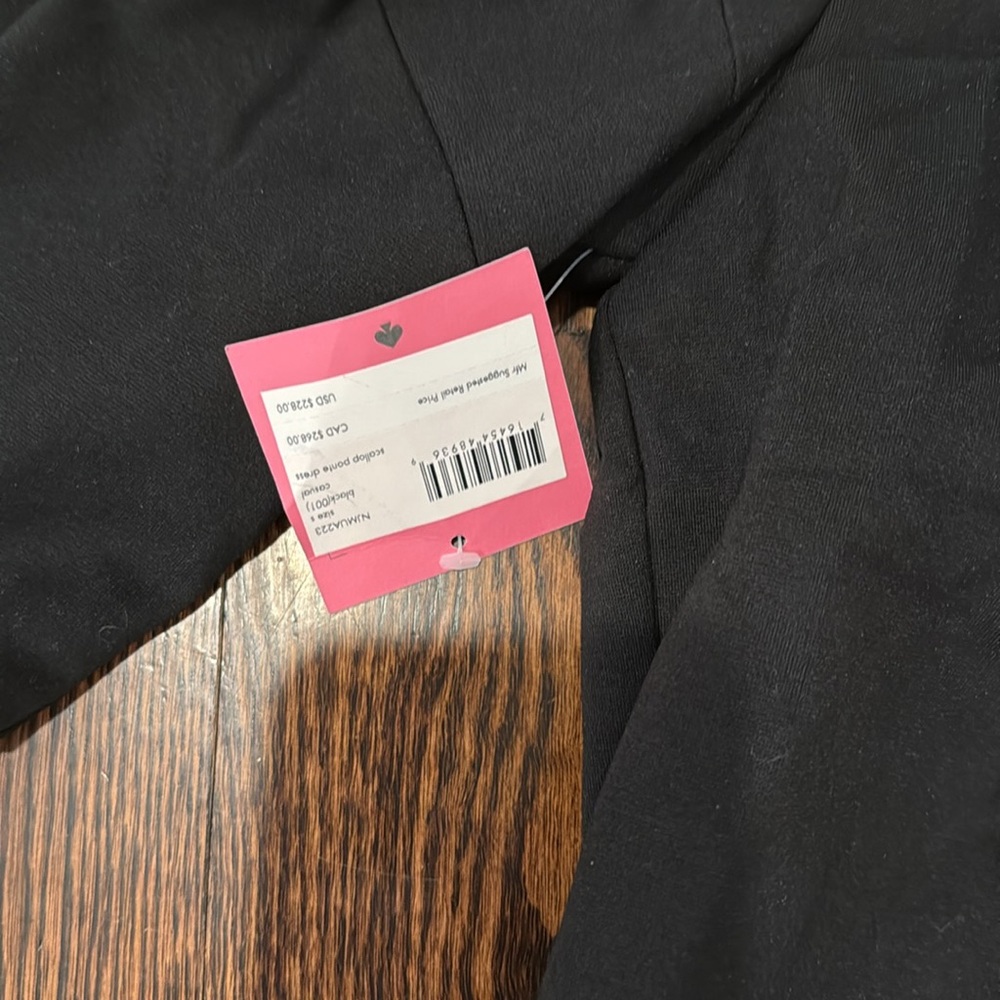 Kate Spade Black Long Sleeve Dress - Picture 3 of 4